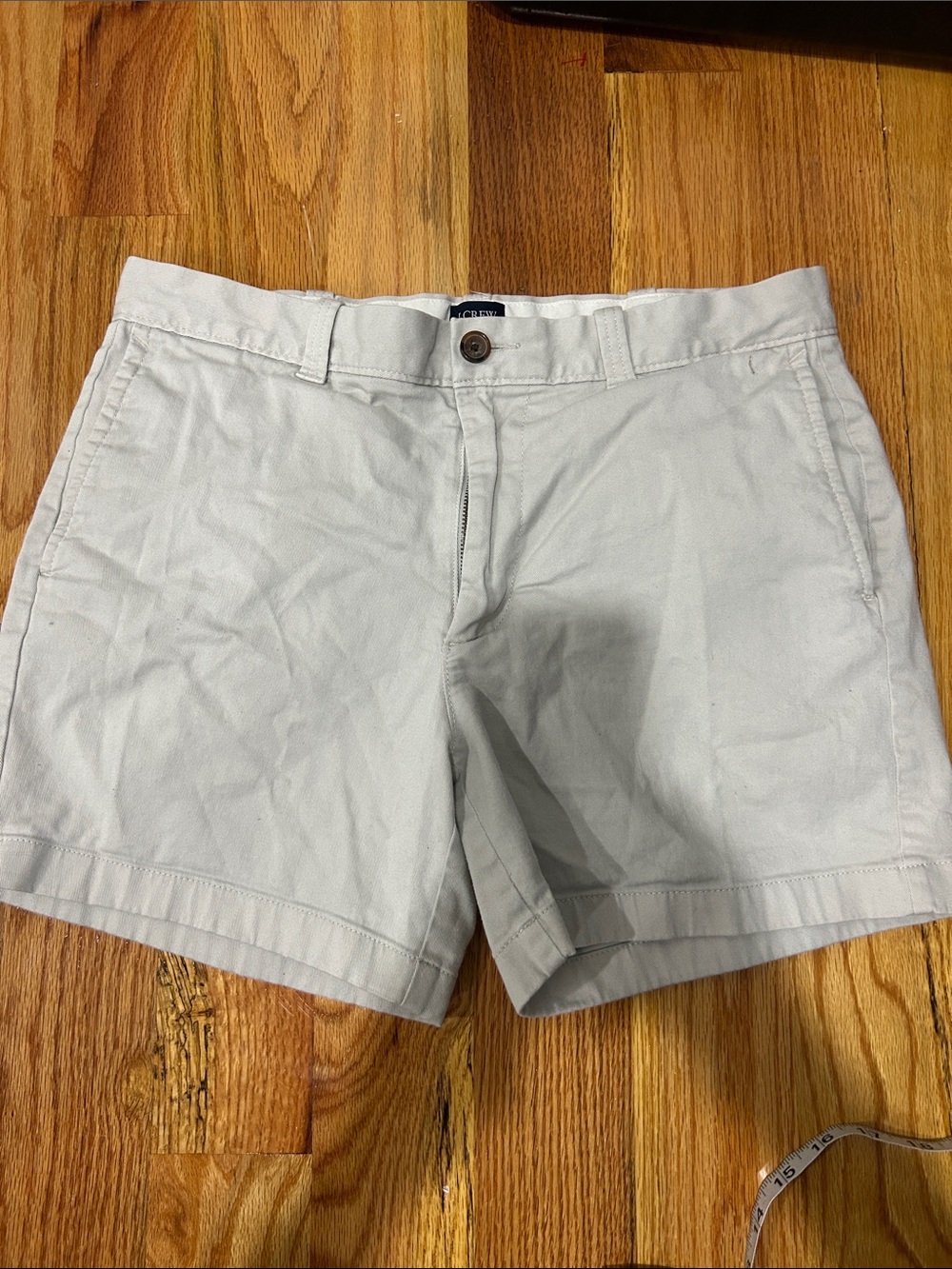 J. Crew Women's Light Gray Cotton Bermuda Shorts
